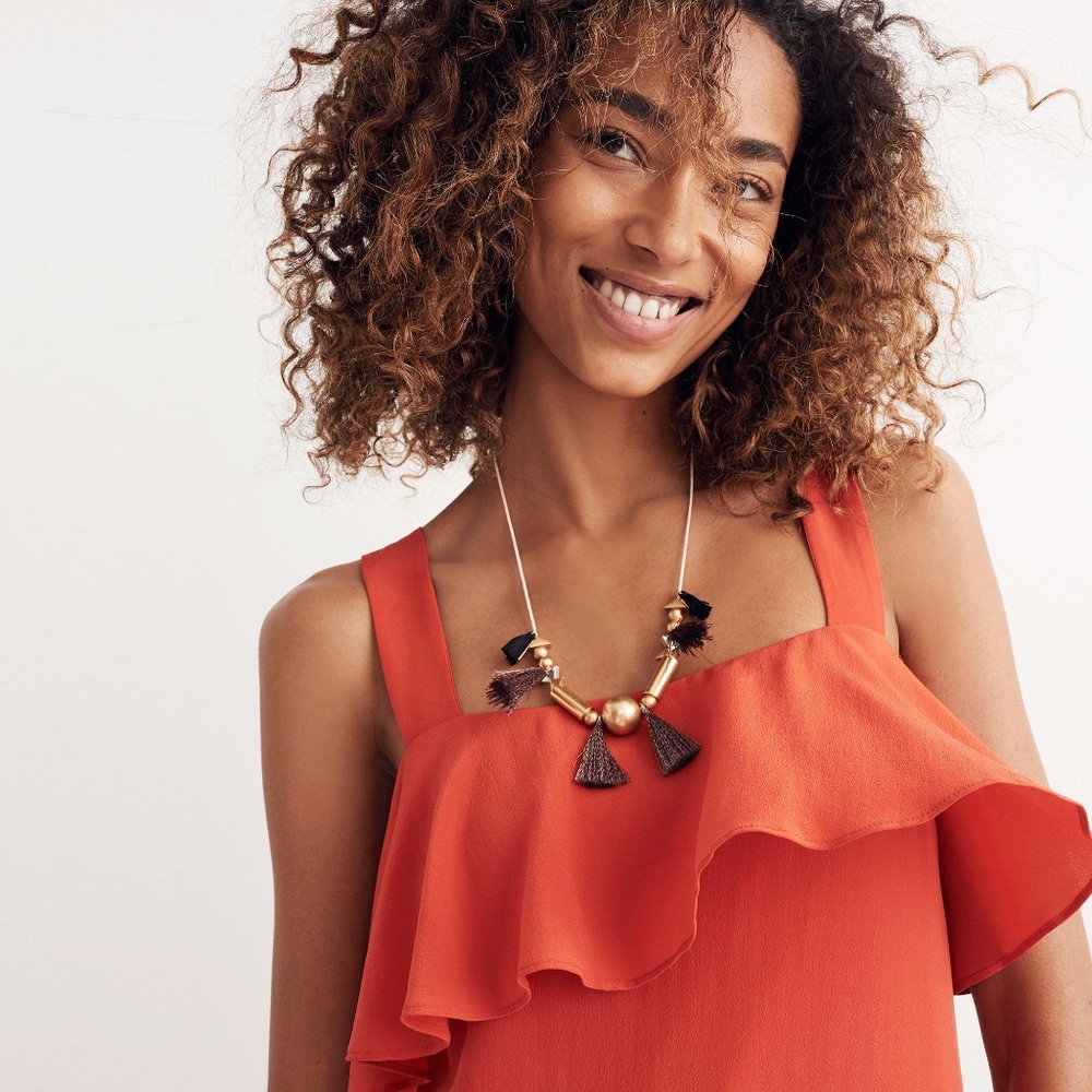 Six Bridal Shower Bachelorette Party Madewell DIY Necklace Kit Bags
